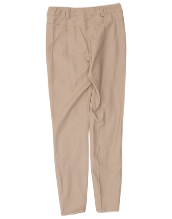 Topshop Damen Skinny Hose UK 10 Small W28 L27 Beige