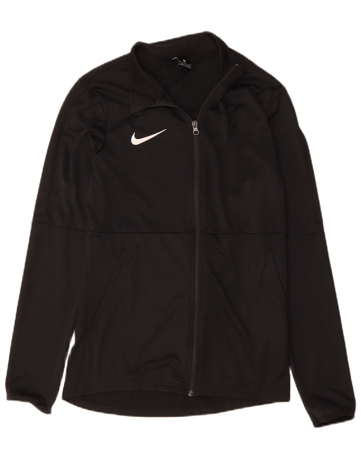 Nike Herren Dri Fit Trainingsanzug Top Jacke Small Schwarz Polyester
