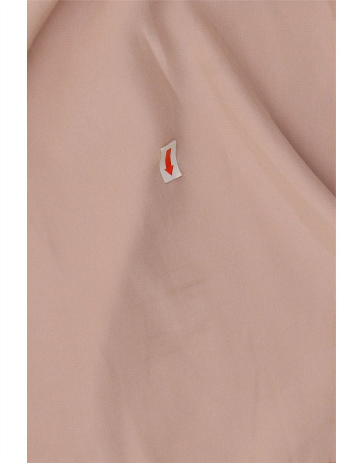 CLASS Womens Long Sleeve Wrap Crop Top UK 16 Large Pink Viscose