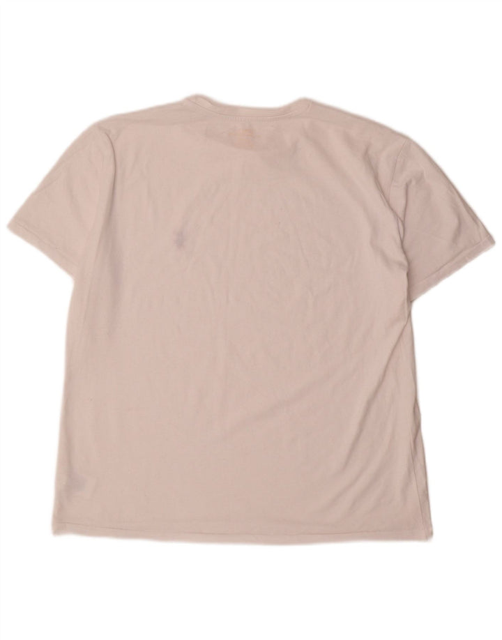 Polo Ralph Lauren Herren-T-Shirt-Oberteil aus mittelweißer Baumwolle