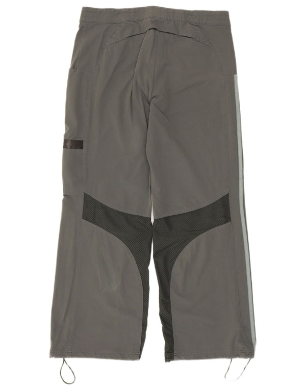 Adidas Damen Cargo-Windbreaker-Hose, UK 12, Mittelgrau, Farbblock