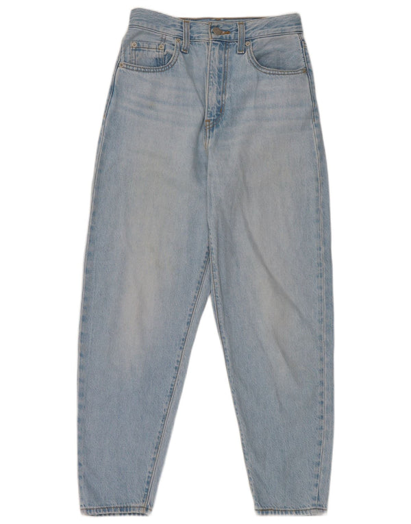 Levi's Damen High Waist Loose Fit Tapered Jeans W24 L27 Blaue Baumwolle