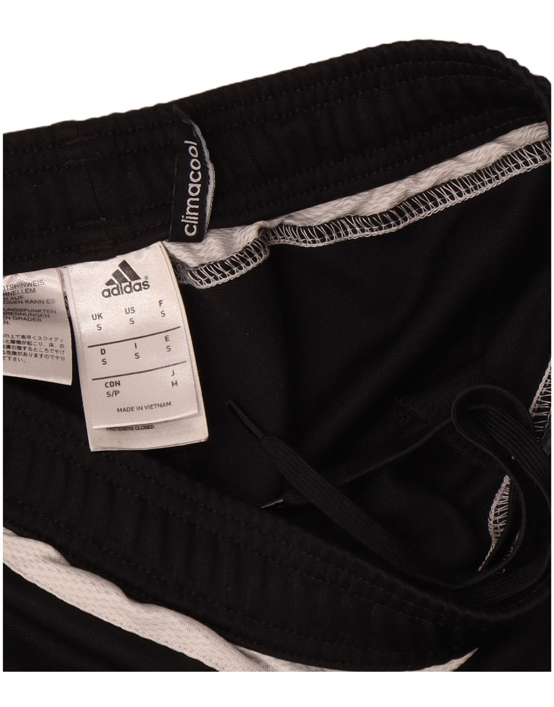 Adidas Herren Climacool Trainingshose, Größe S, Schwarz, Colourblock-Polyester