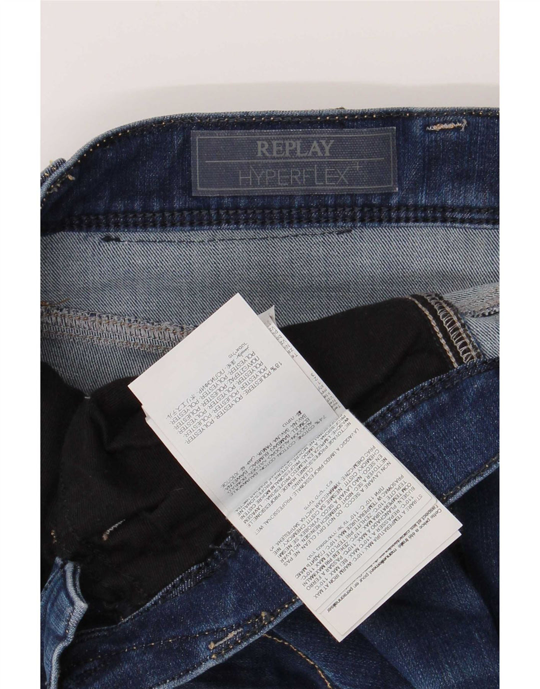 Replay Herren Slim Jeans W28 L30 Blaue Baumwolle