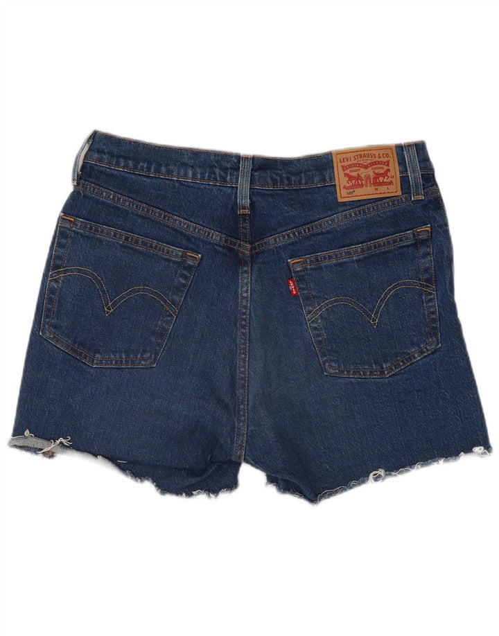 Levi's Damen 501 Jeansshorts W29 mittelblaue Baumwolle