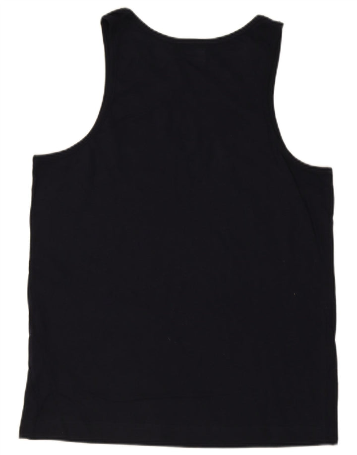 Rifle Herren Weste Top XL Marineblau Baumwolle