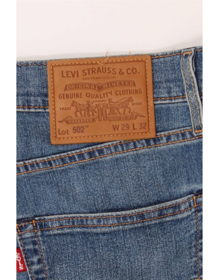Levi's Herren 502 Tapered Jeans W29 L32 Blaue Baumwolle