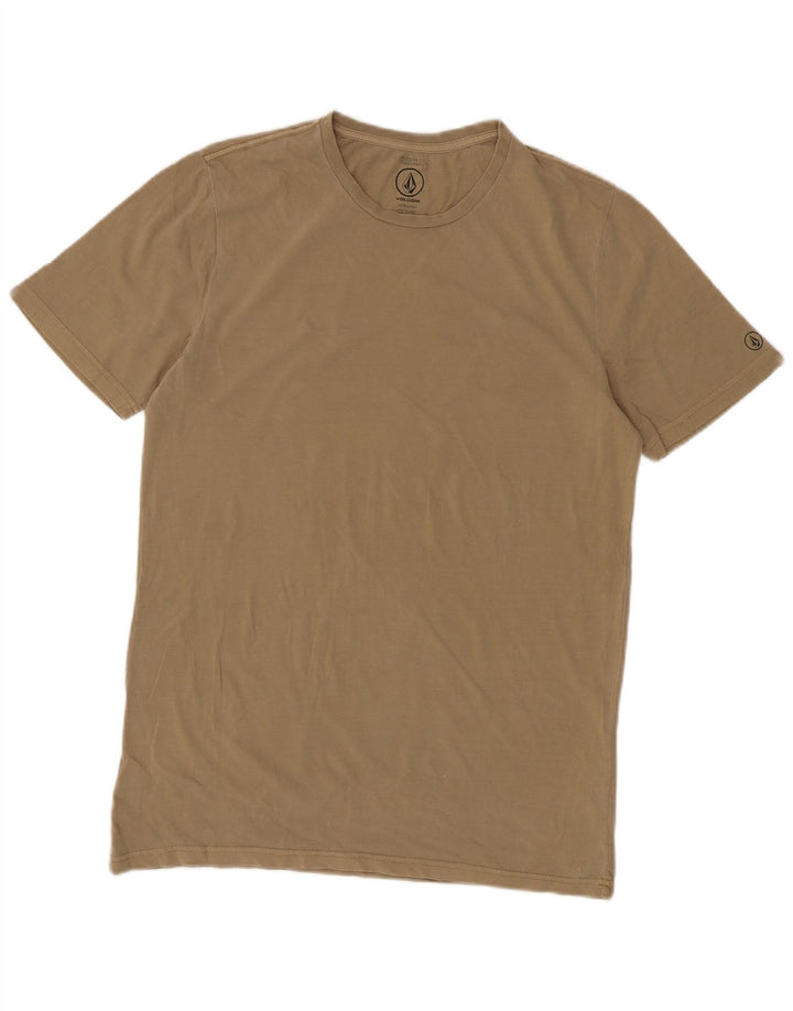 Volcom Herren-T-Shirt mit moderner Passform, mittlere Khaki-Baumwolle