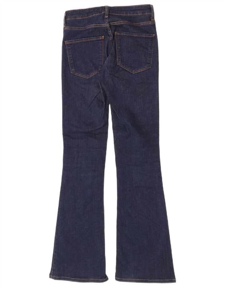 Zara Damen Schlagjeans EU 34 2XS W24 L31 Marineblau