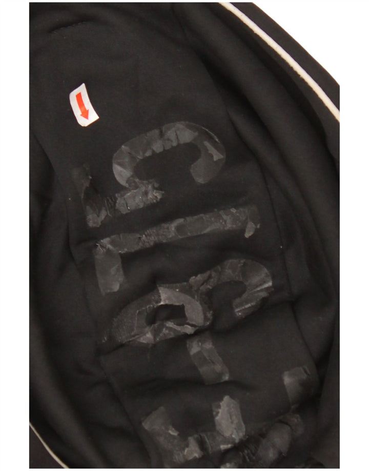 JACK & JONES Damen-Kapuzenpullover mit Reißverschluss, UK 14, Mittelschwarz, Farbblock