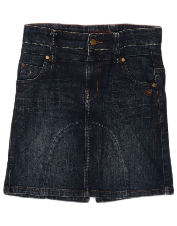 TOMMY HILFIGER Mädchen Jeansrock 13-14 Jahre W28 Blau