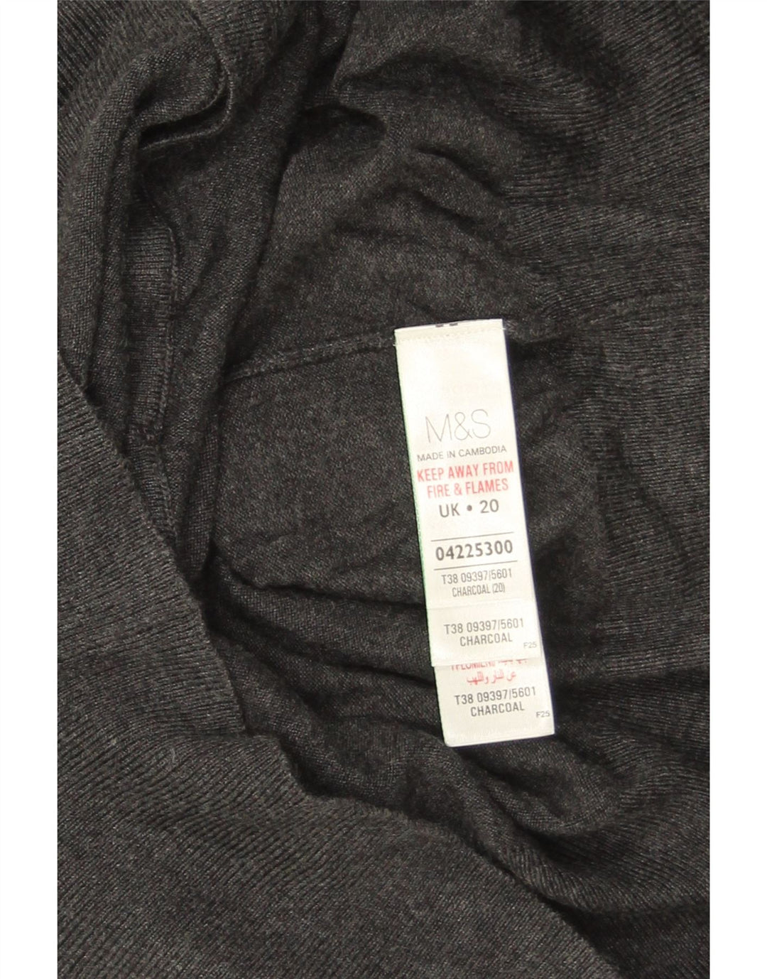 Marks & Spencer Damen-Cardigan-Pullover UK 20 2XL Graue Viskose