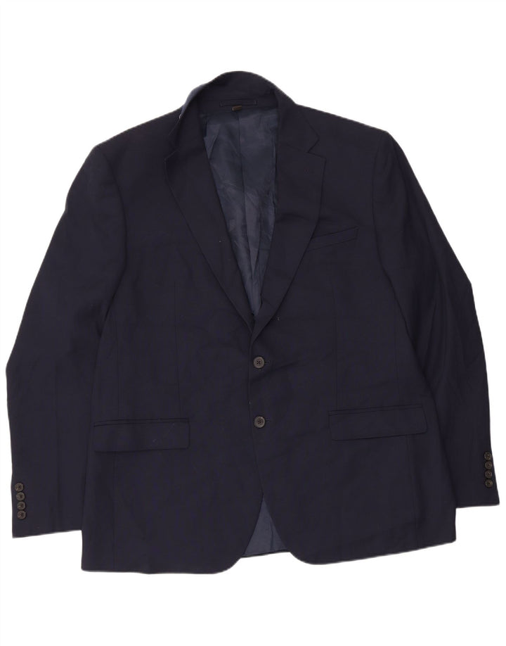 Marks & Spencer Herren-Blazer mit 2 Knöpfen, reguläre Passform, UK 44, XL, Marineblau