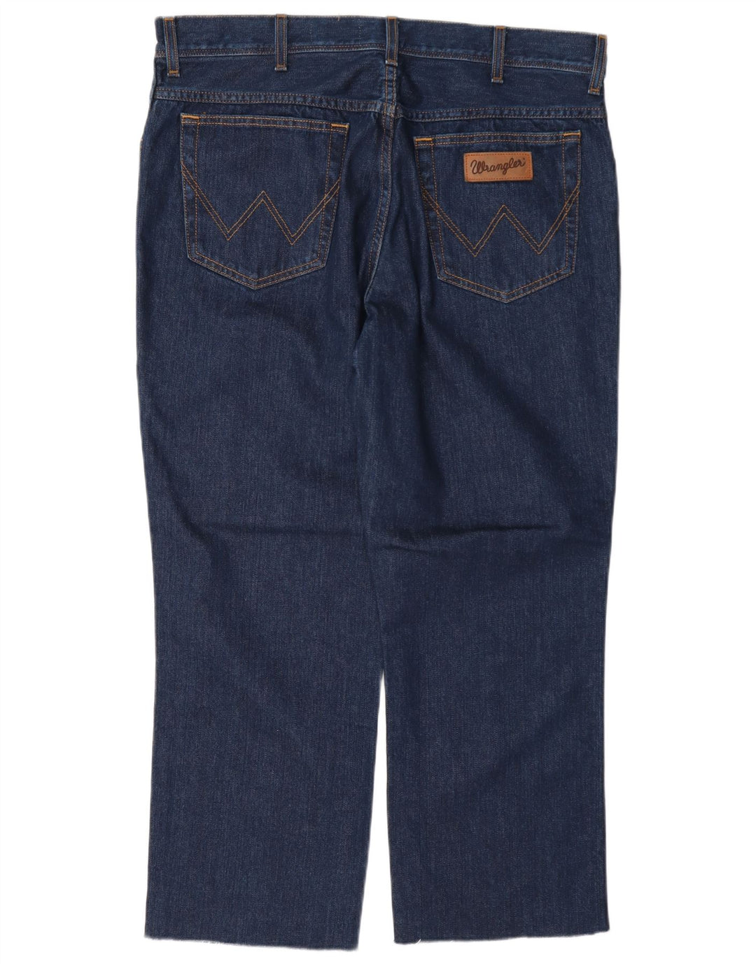 Wrangler Herren Texas Straight Jeans W38 L27 Marineblaue Baumwolle