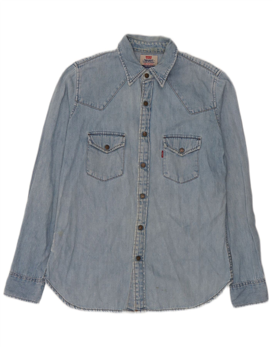 Levi's Herren-Jeanshemd, große blaue Baumwolle