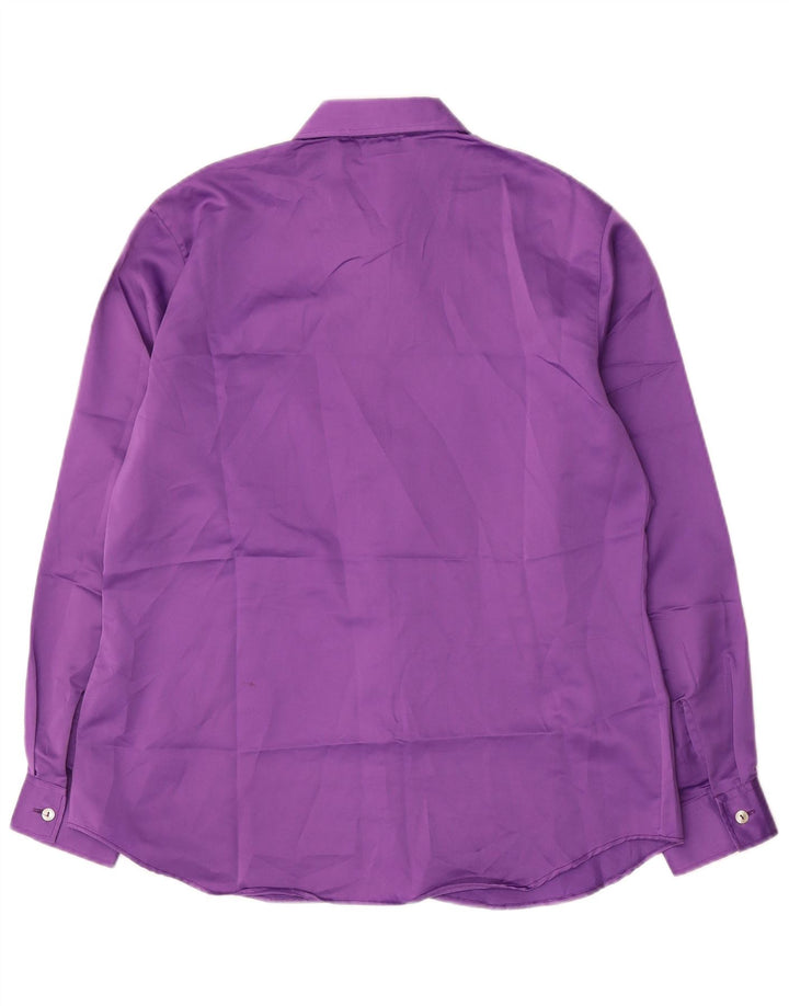 Und Damen-Hemdbluse IT 48 XL Lila Polyester