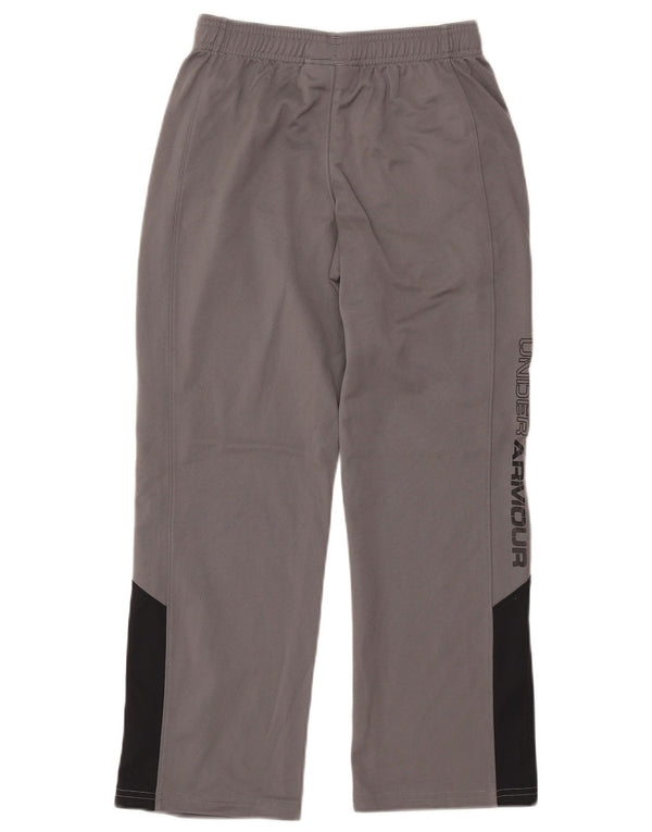 UNDER ARMOUR Trainingshose für Mädchen, 9–10 Jahre, mittelgrau, Farbblock