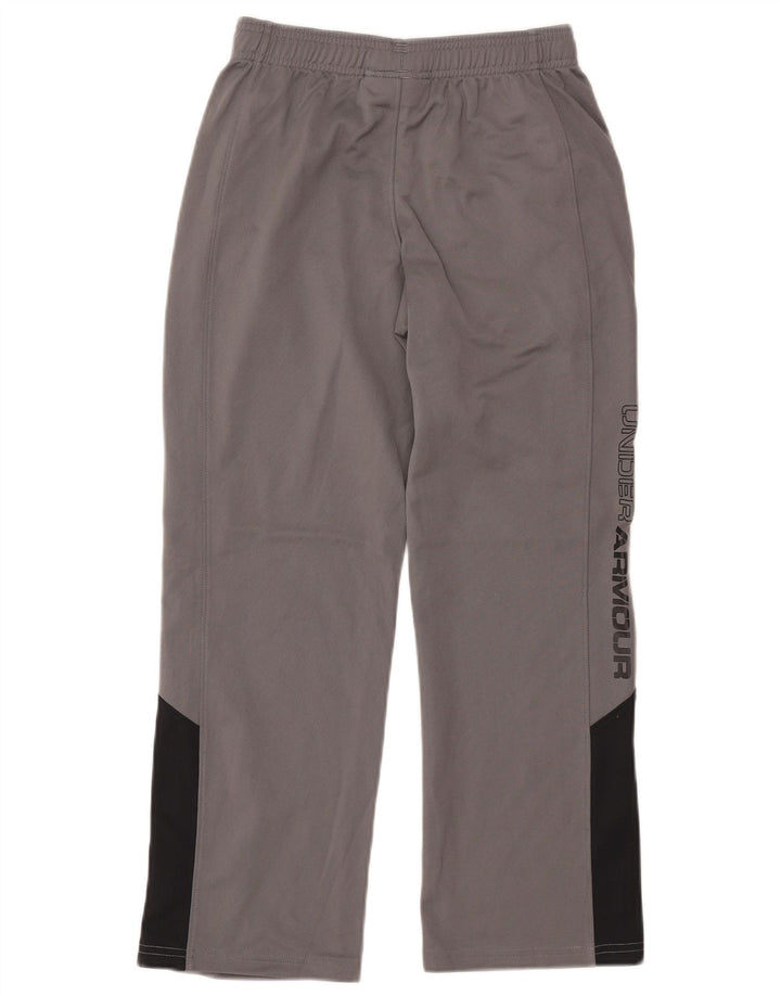 UNDER ARMOUR Trainingshose für Mädchen, 9–10 Jahre, mittelgrau, Farbblock