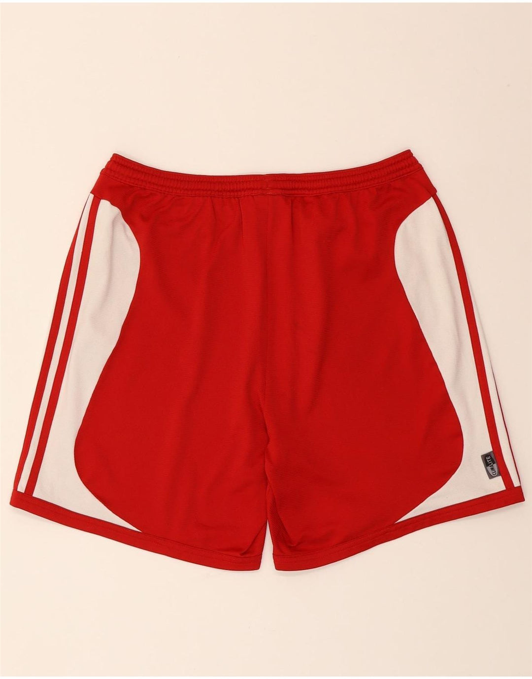 ADIDAS Mens Climalite Sport Shorts XL  Red Colourblock Polyester Vintage Adidas and Second-Hand Adidas from Messina Hembry 