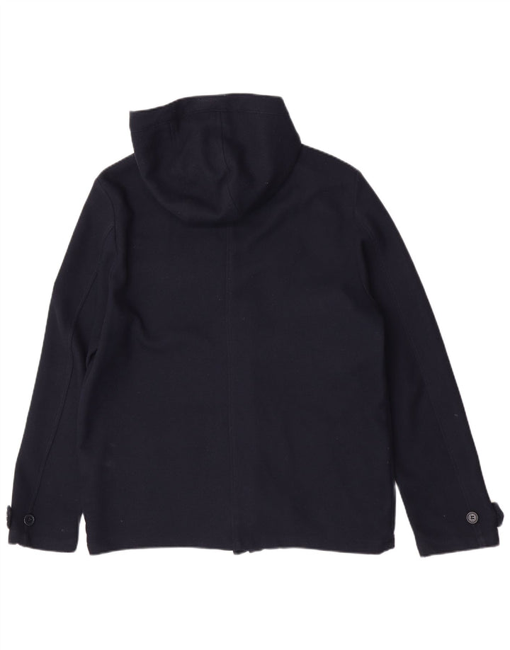 Harmont & Blaine Herren-Utility-Jacke mit Kapuze, UK 40, Größe L, Marineblau, Polyester