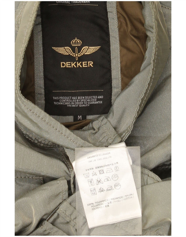 Dekker Herren-Utility-Jacke UK 38 Mittelgraues Polyamid