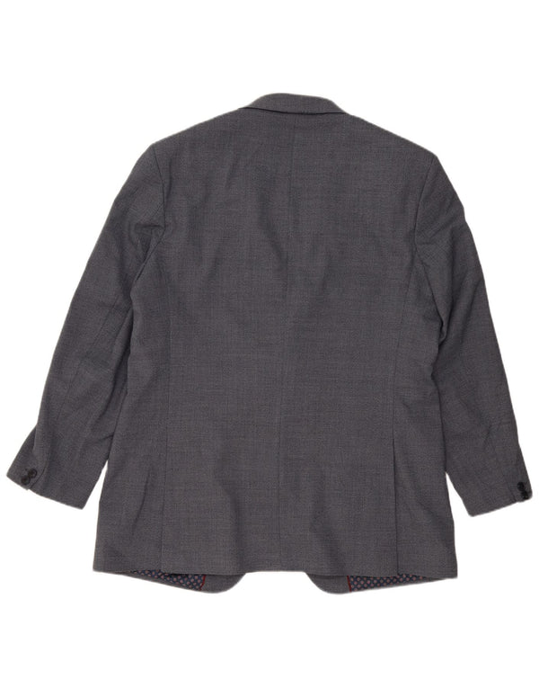Marks & Spencer Herren-Blazer mit 2 Knöpfen, UK 44, XL, Blau, Polyester