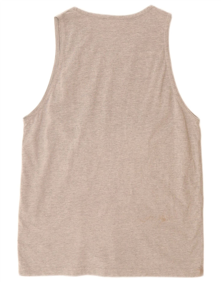 ASICS Grafik-Trägershirt für Mädchen, 15–16 Jahre, XL, Grau meliert