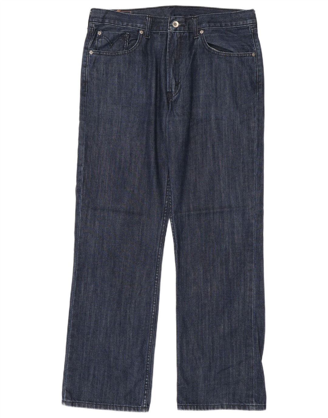 Levi's Herren 506 Straight Jeans W36 L32 Marineblaue Baumwolle