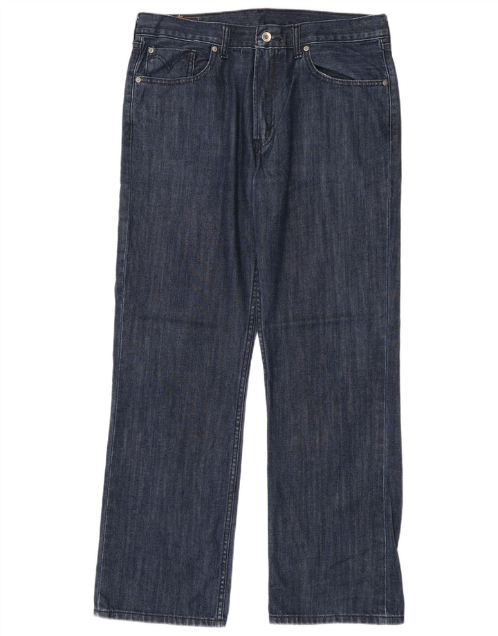 Levi's Herren 506 Straight Jeans W36 L32 Marineblaue Baumwolle