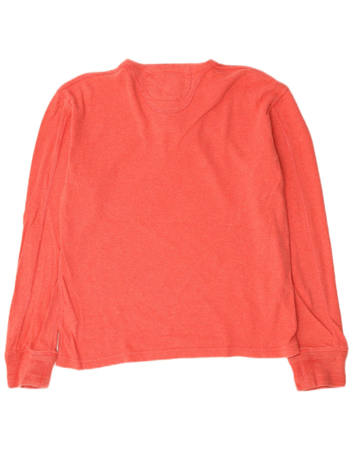 Superdry Herren-Oberteil Langarm XL aus roter Baumwolle