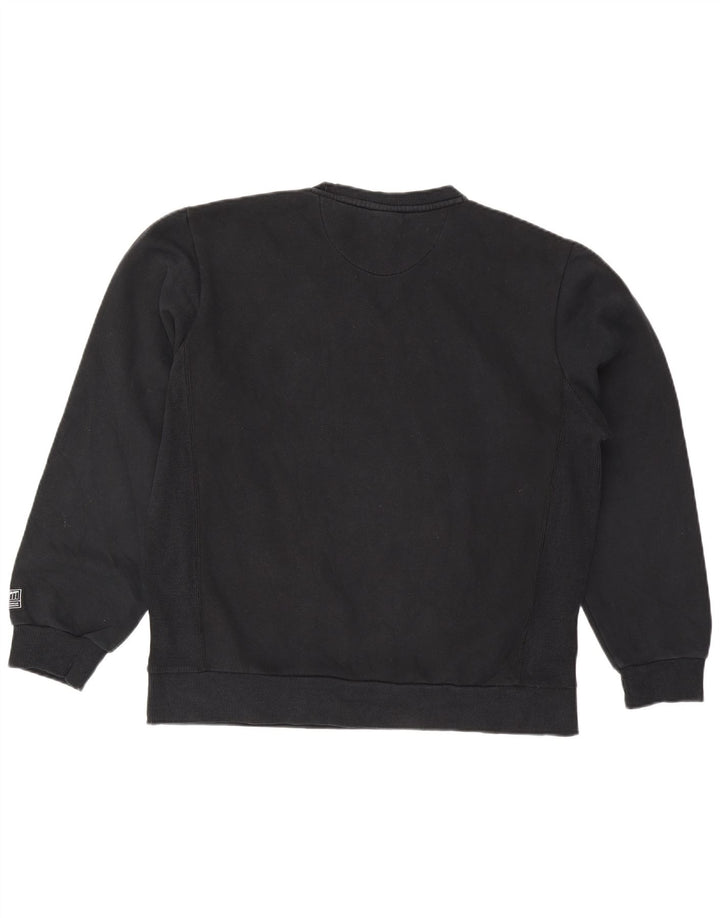 Puma Herren Grafik-Sweatshirt-Pullover, groß, schwarze Baumwolle