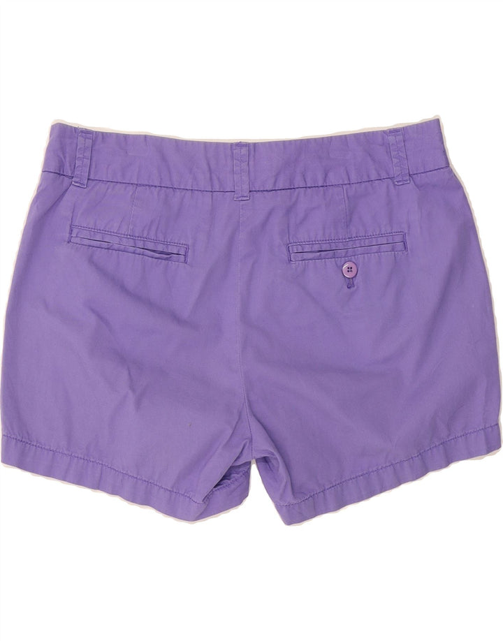 J. CREW Womens Chino Shorts US 6 Medium W32 Purple Cotton Vintage J. Crew and Second-Hand J. Crew from Messina Hembry 