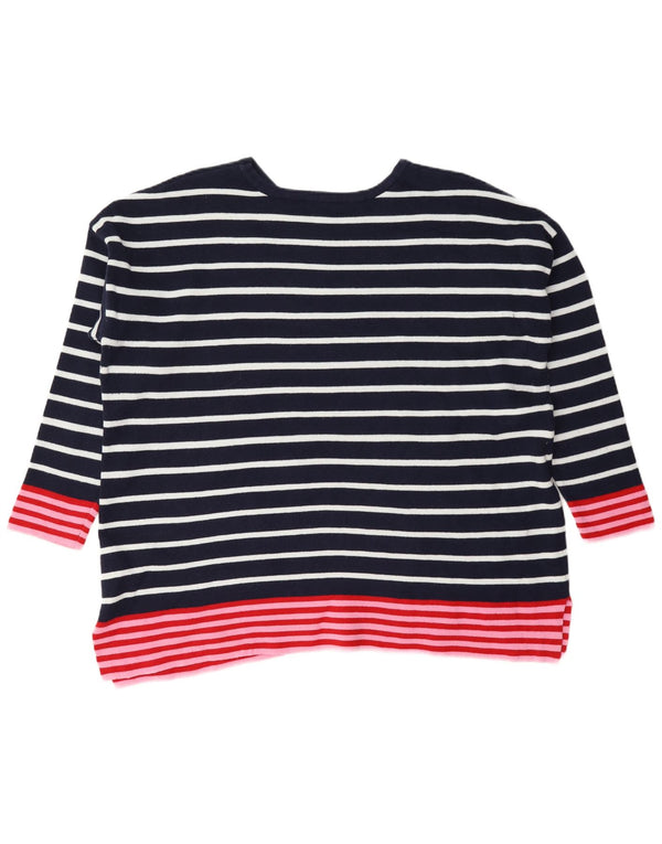 Joules Damen-Pullover mit U-Boot-Ausschnitt, UK 18, XL, Marineblau, gestreift, Baumwolle