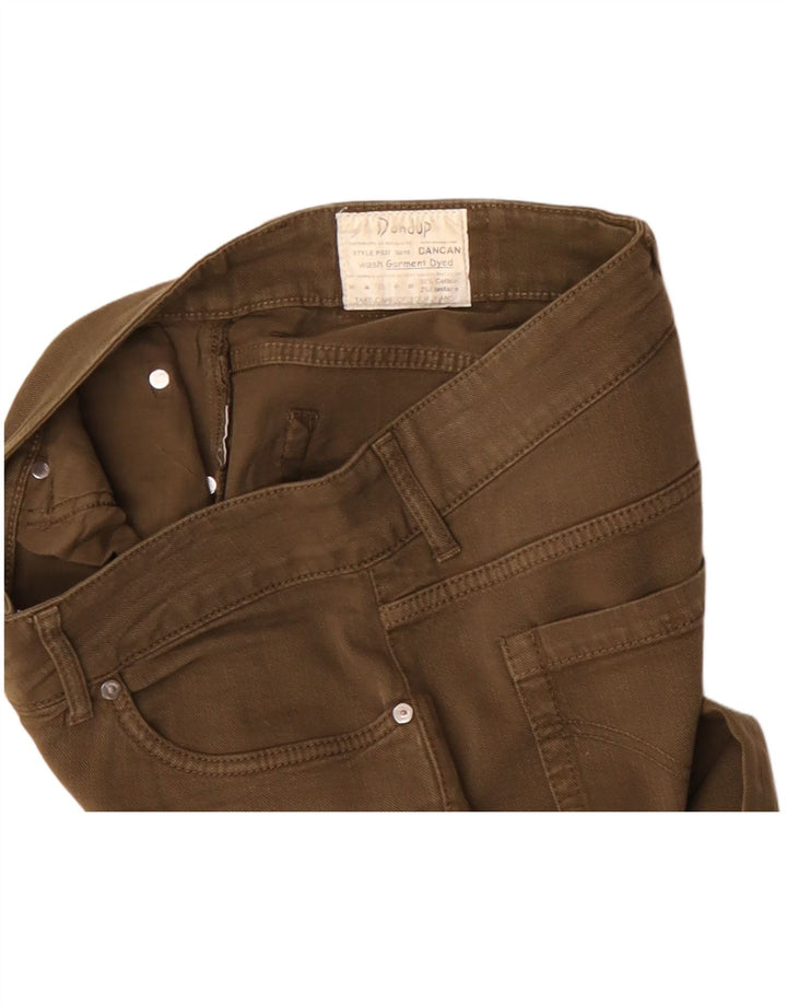 Vintage Damen Slim Jeans W32 L31 Braune Baumwolle