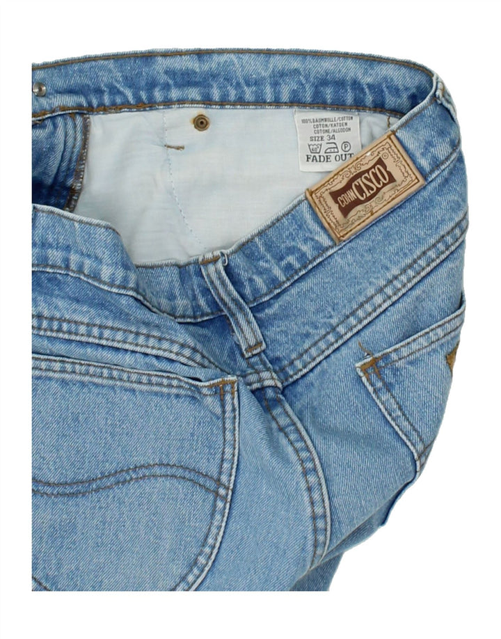 COHN CISCO Womens Denim Shorts W34 Large Blue Cotton Vintage Cohn Cisco and Second-Hand Cohn Cisco from Messina Hembry 