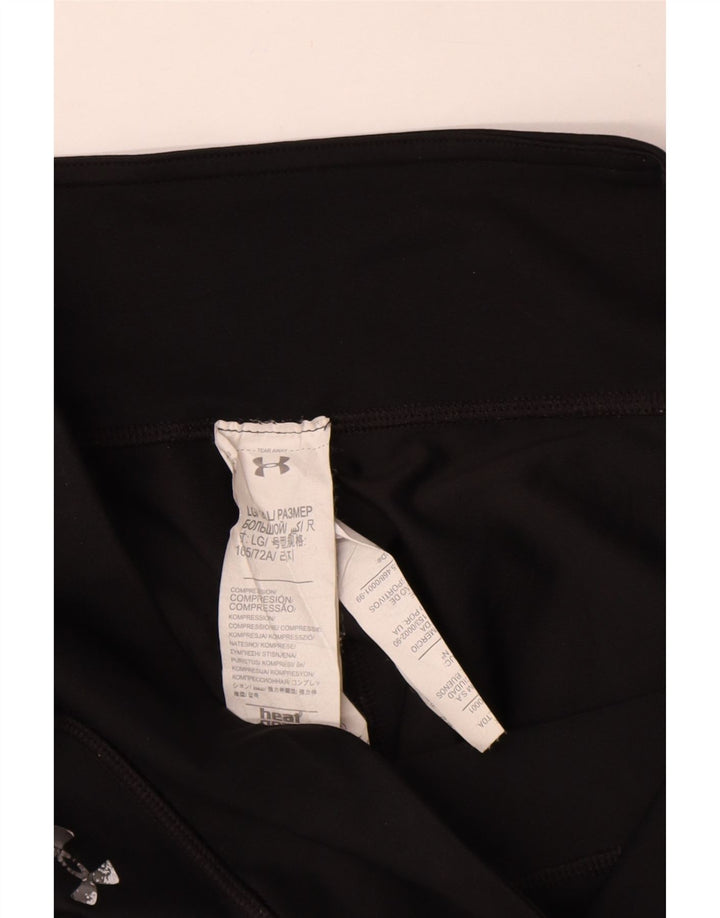 Under Armour Damen Capri-Leggings mit Grafik, UK 14, Größe L, Schwarz, Polyester