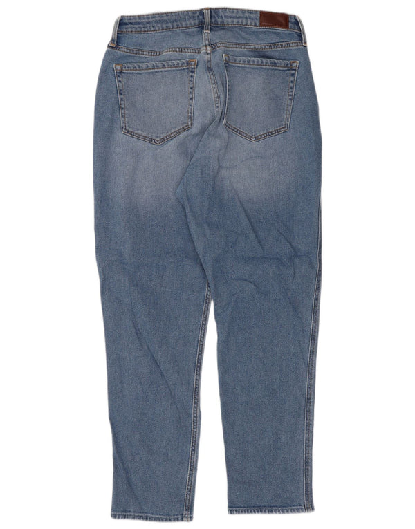 Hollister Damen Mom Jean High Rise Tapered Jeans US 11 Large W30 L25 Blau