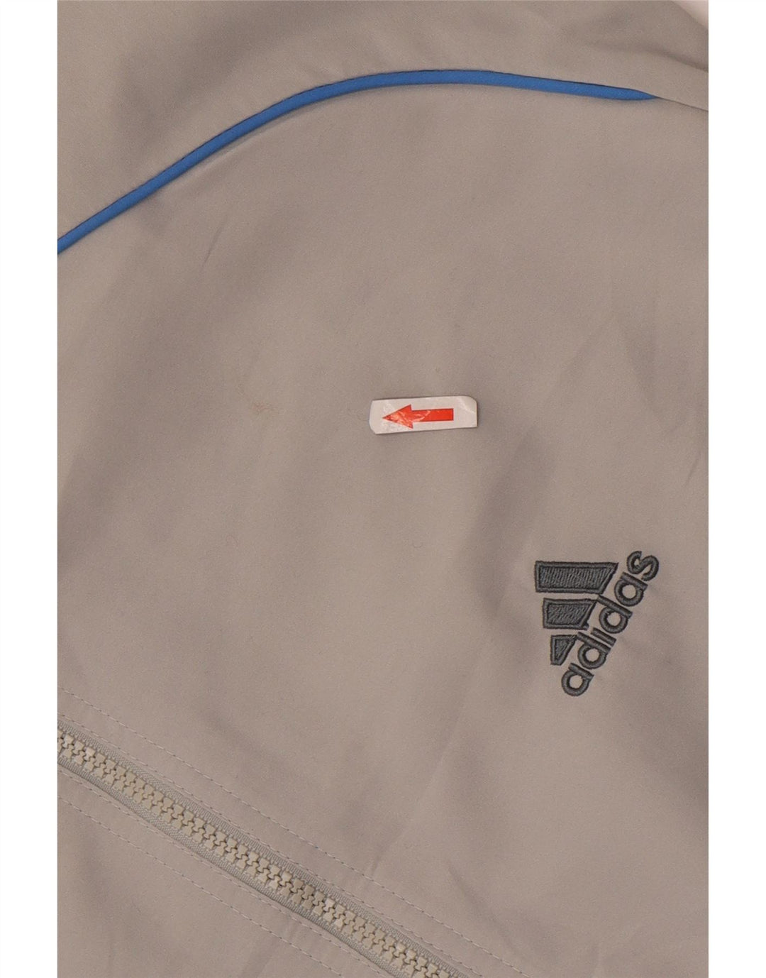 Adidas Herren Trainingsanzug Top Jacke UK 42/44 Large Grau Polyester