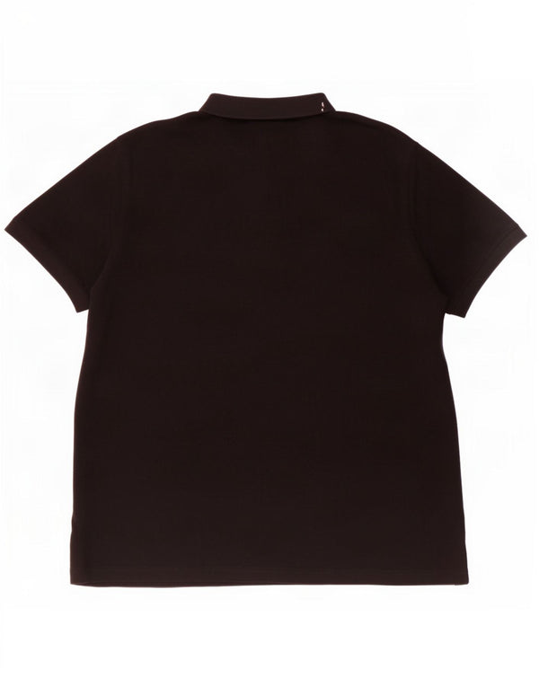 Kappa Herren Poloshirt 2XL Schwarz Baumwolle