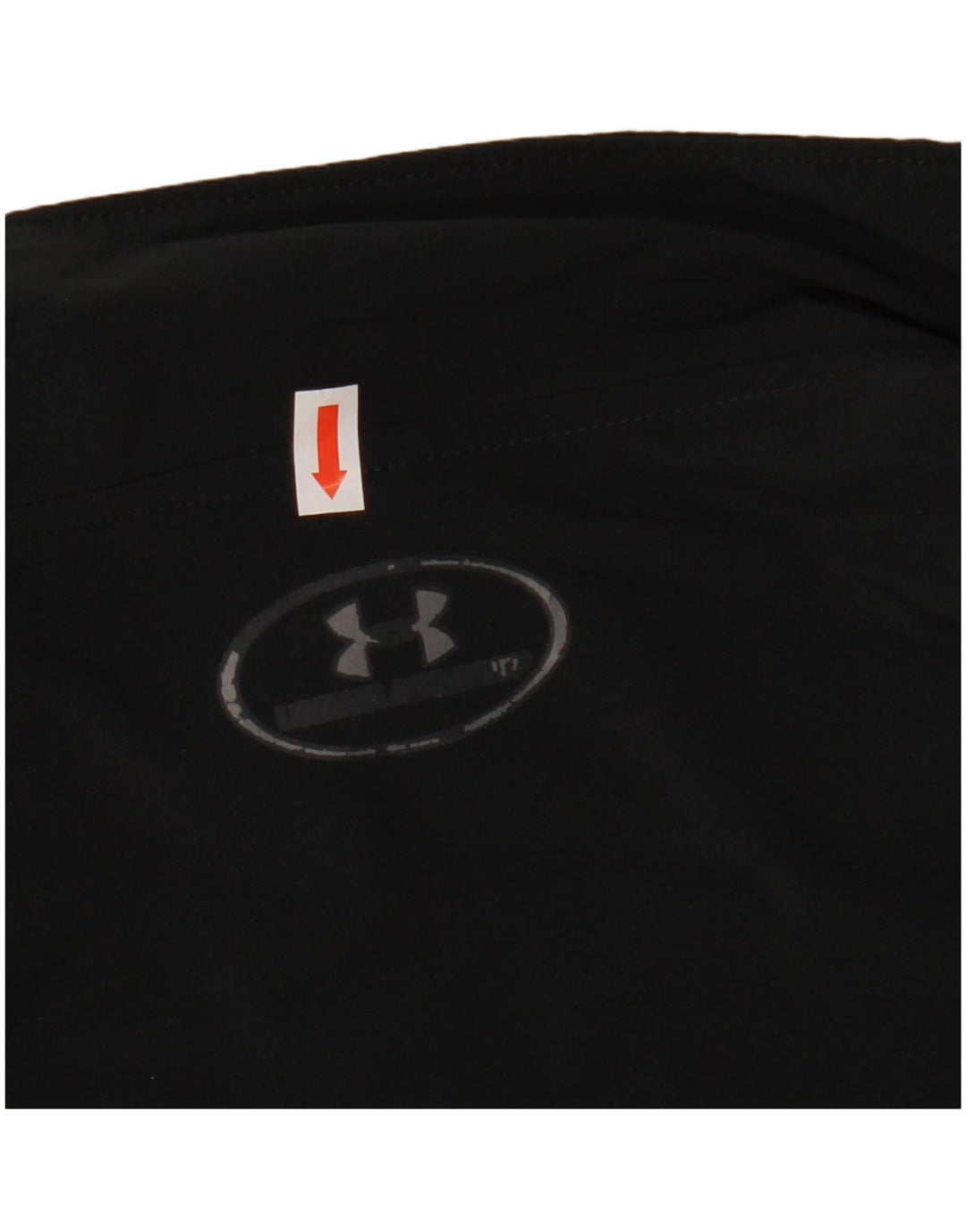 Under Armour Herren-Trainingsanzug-Top-Jacke, großes schwarzes Farbblock-Polyester