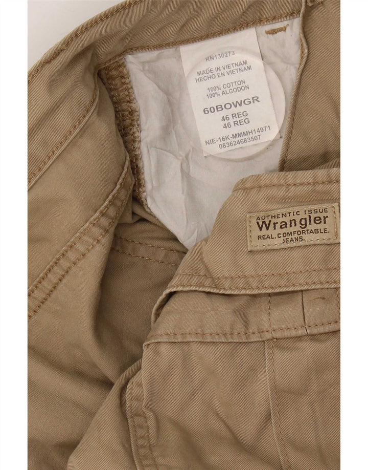 Wrangler Herren Cargoshorts W46 3XL Beige Baumwolle