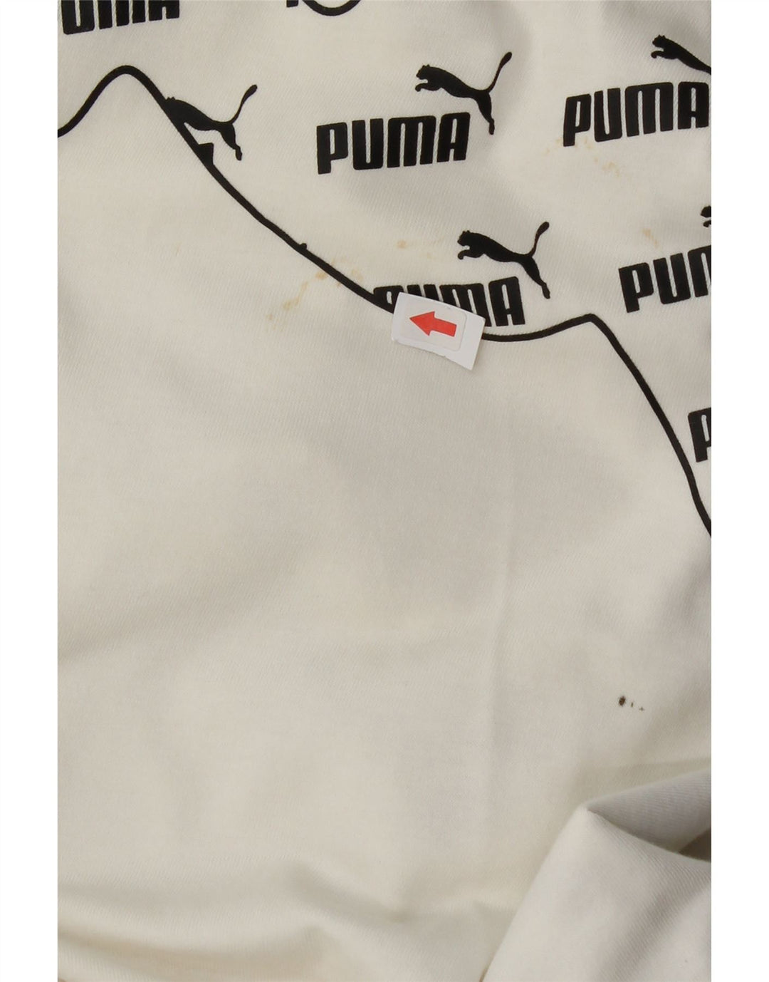 Puma Herren T-Shirt mit Grafik, Größe S, Weiß