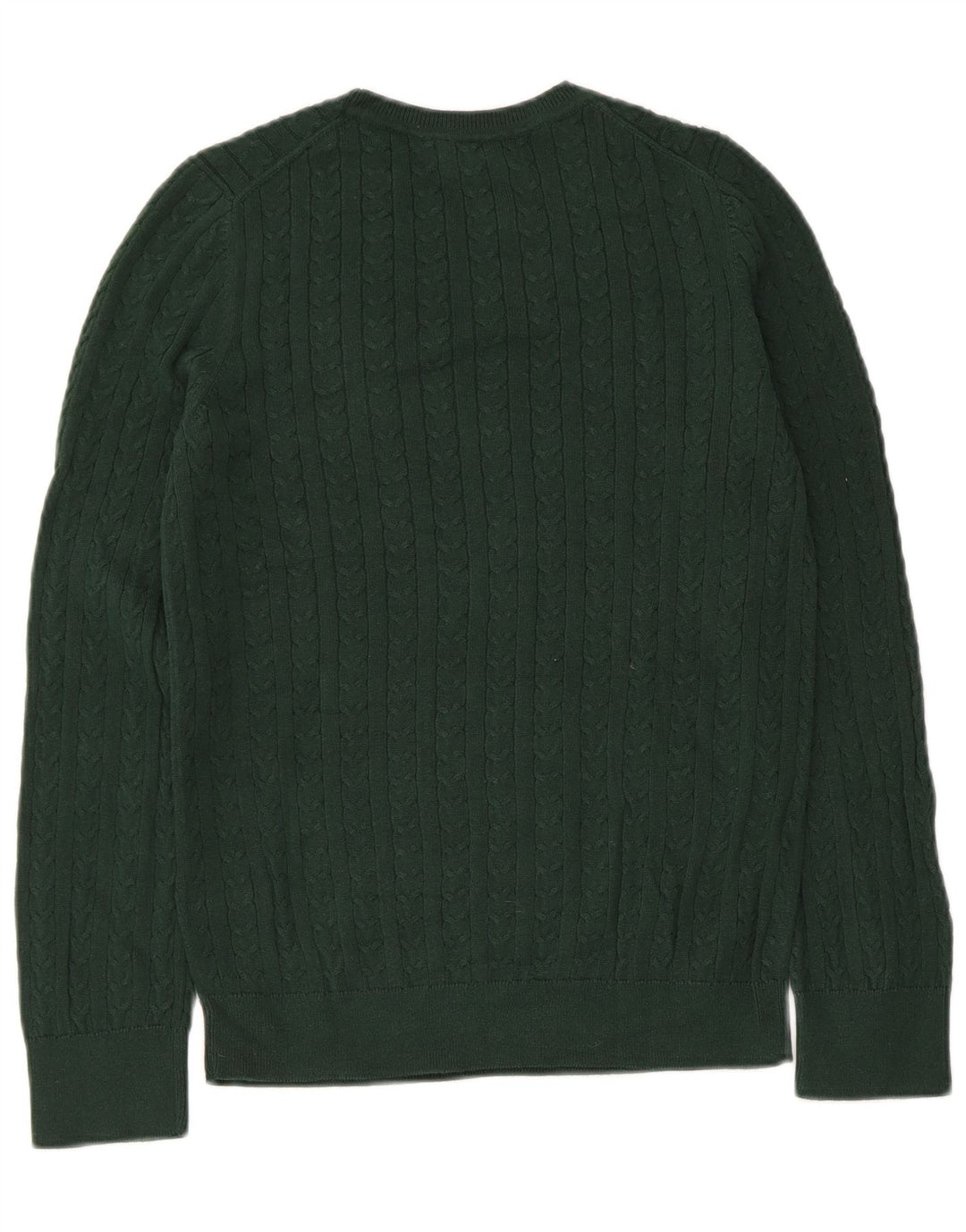 Tommy Hilfiger Damen-Pullover mit Rundhalsausschnitt, Gr. 14, Mittelgrün