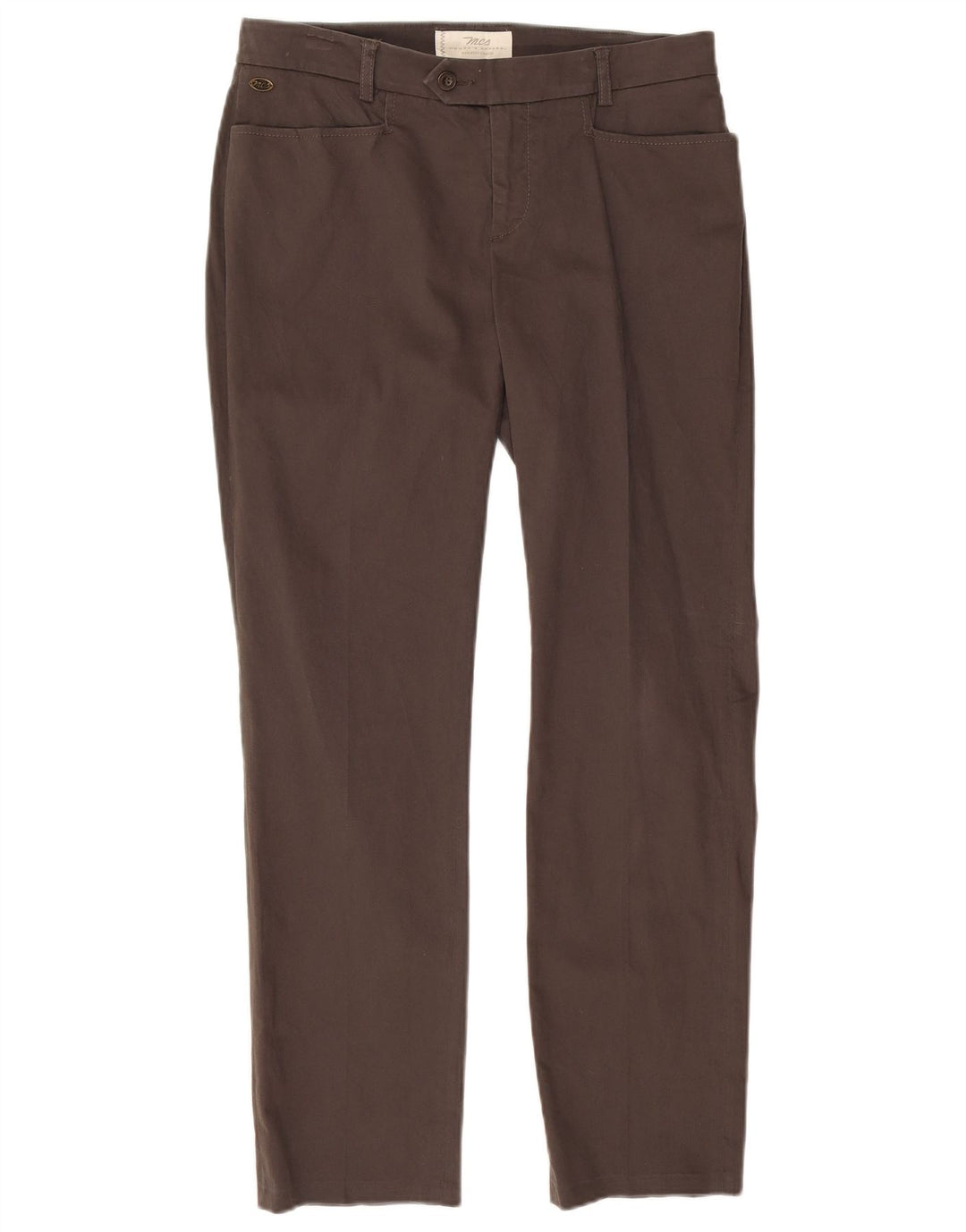 Marlboro Classics Damen Freizeithose UK 12 Medium W30 L28 Grau Baumwolle