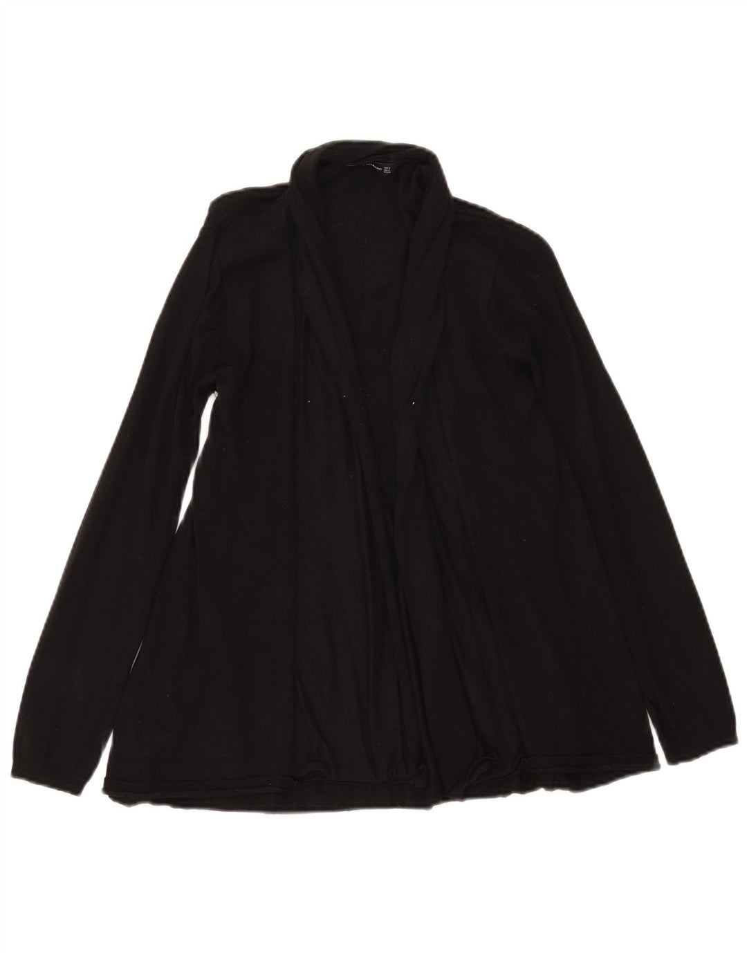 Offener Cardigan für Damen von Zara, Gr. 10, Größe S, Schwarz, Viskose