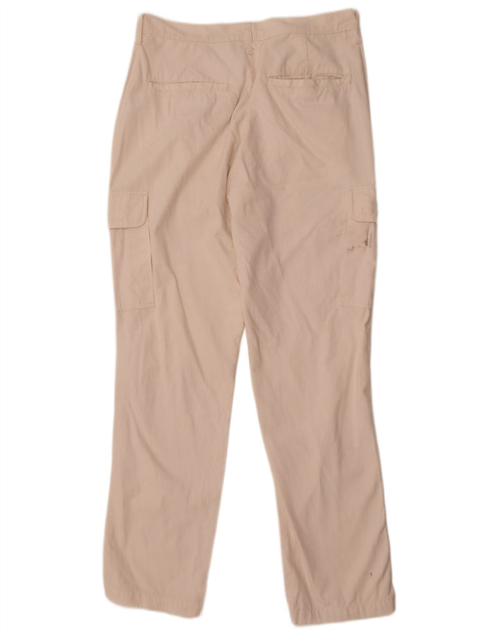Wrangler Damen Valley Straight Cargohose W32 L32 Weiße Baumwolle