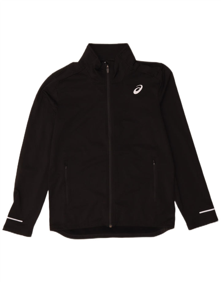 Asics Herren-Trainingsanzugoberteil, Jacke, Größe S, Schwarz