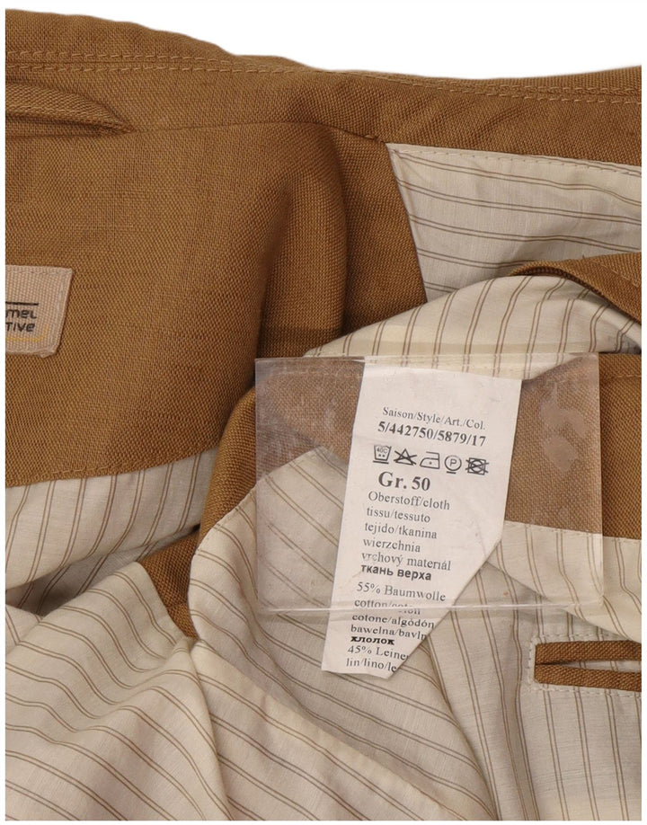 CAMEL ACTIVE Herren-Blazer mit 2 Knöpfen, IT 50, groß, beige, Baumwolle, klassisch