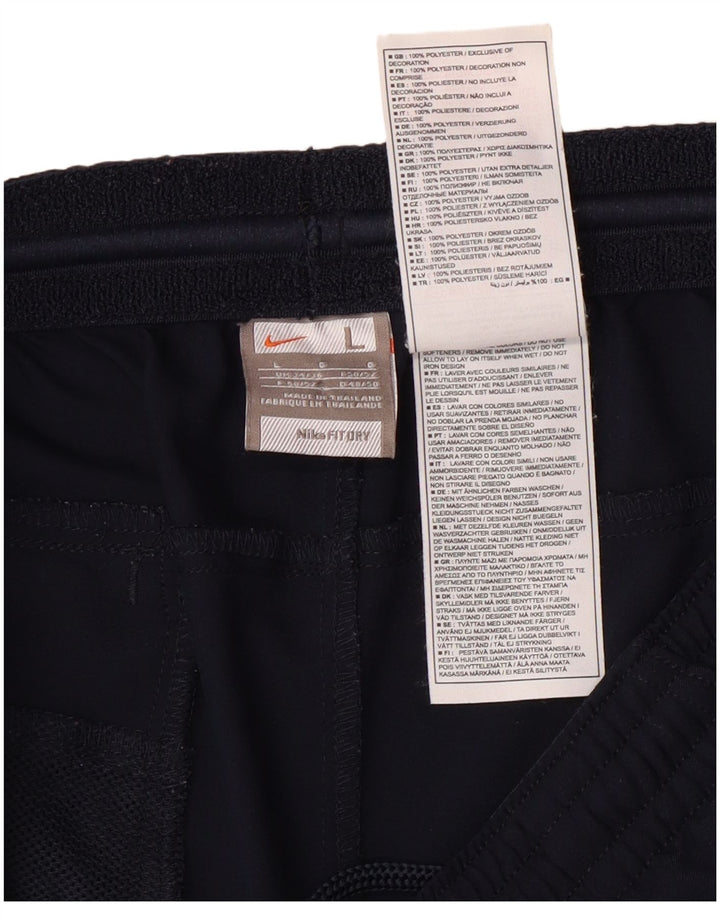 Nike Herren-Sportshorts, groß, marineblaues Polyester