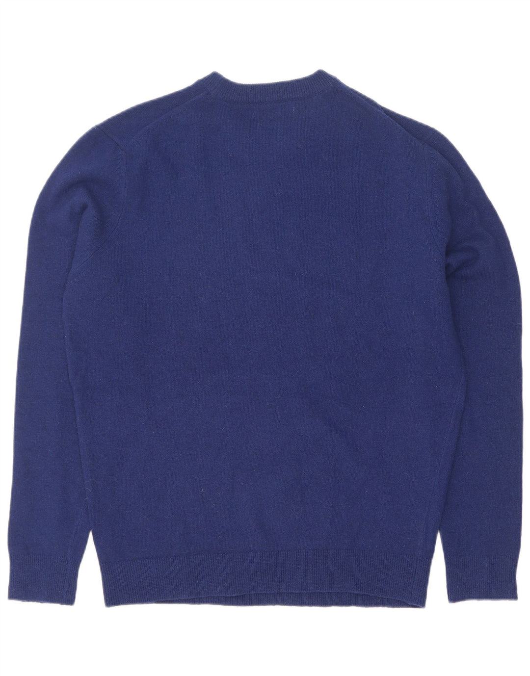Zara Herren-Pullover mit Rundhalsausschnitt, Mittelblau